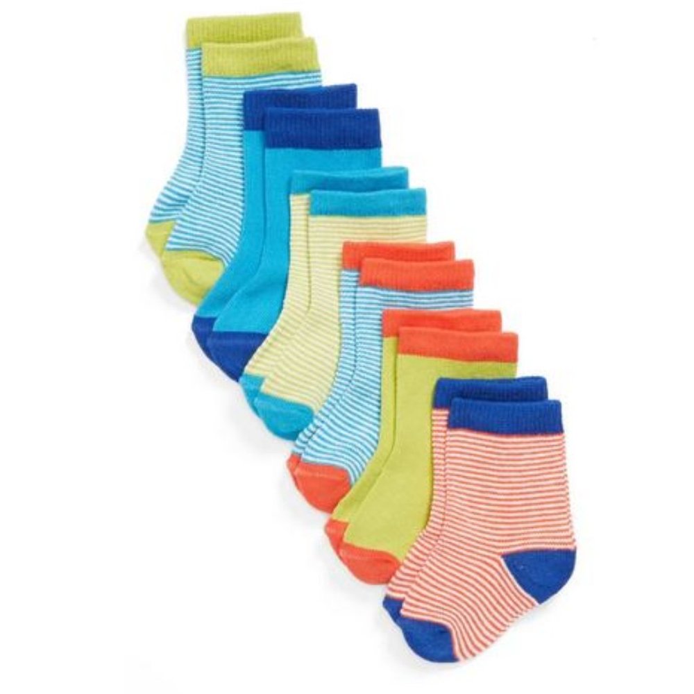 NEW! Stem Baby Patterned Socks (0-12M)